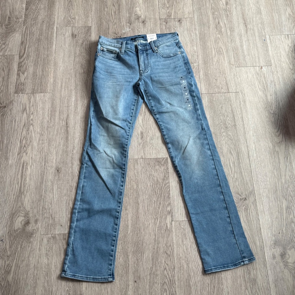 Lucky Brand Sweet Straight Mid Rise Jeans Medium Wash Blue 2/26R NEW